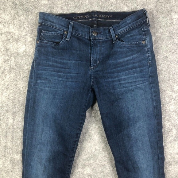 Citizens Of Humanity Avedon Low Rise Skinny Leg Jeans Women's Size 28 Dark Wash - Picture 2 of 13